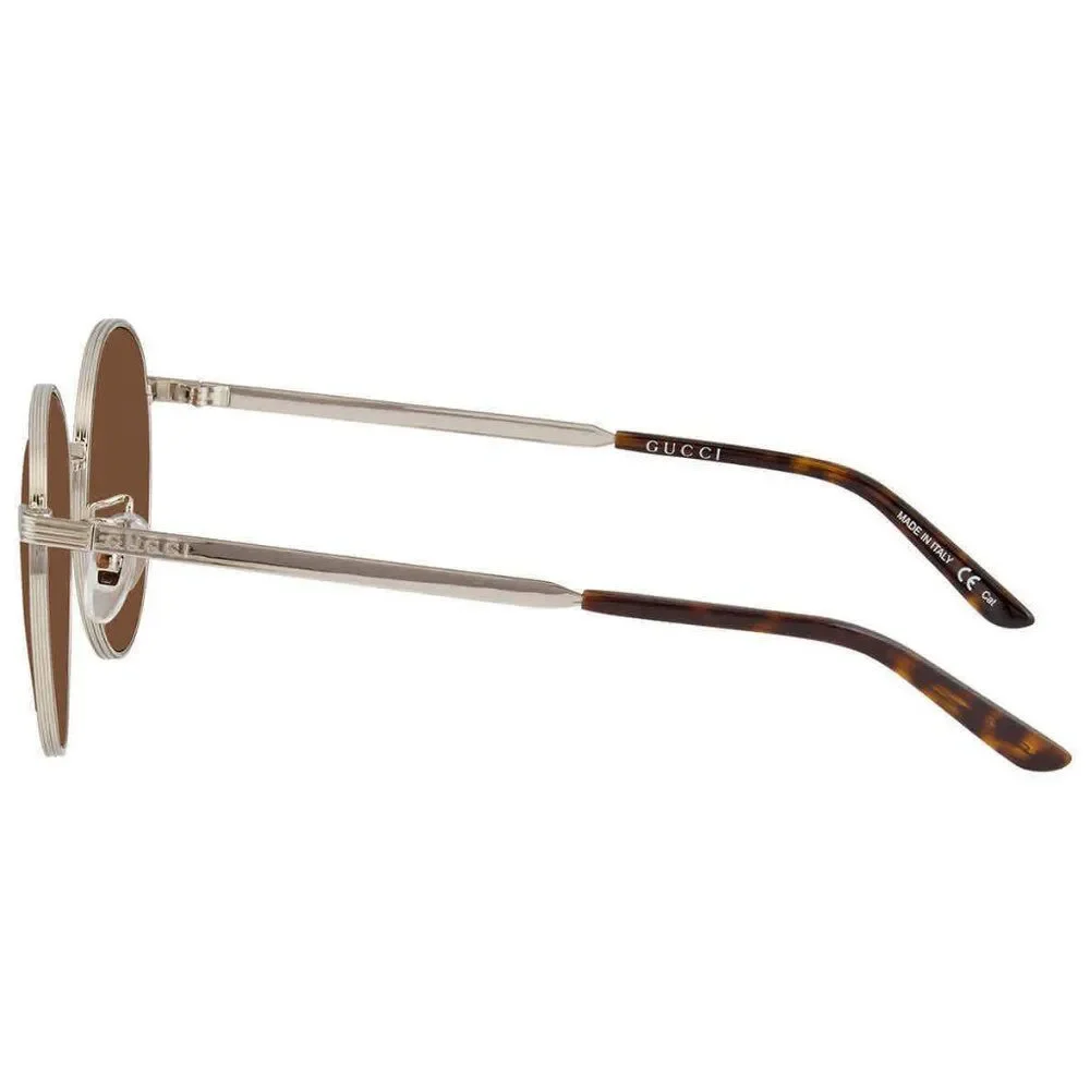NEW Gucci Brown Round Unisex Sunglasses